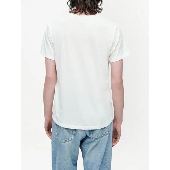 Re/Done Short-Sleeved Classic Tee Old White - S - Picture 3 of 5